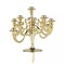 5" tall 9 Arm Mini Candelabra Cake Topper with Candles Wedding Party Supplies